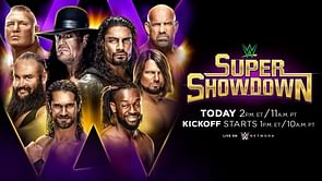 3 Things possible at WWE Super ShowDown 2020