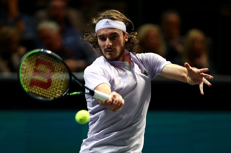 Stefanos Tsitsipas, the defending champion is into the final again