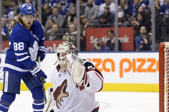 Kapanen scores in OT, Maple Leafs beat Coyotes 3-2