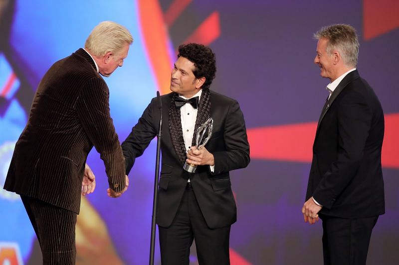 Sachin Tendulkar gave an emotional speech after winning the Laureus Sporting Moment award