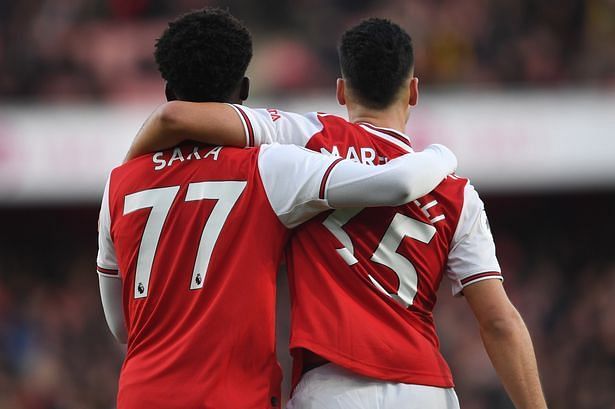 Gabriel Martinelli and Bukayo Saka have burst onto the scene this season for Arsenal