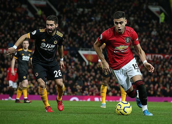 Andreas Pereira was disappointing in the midfield