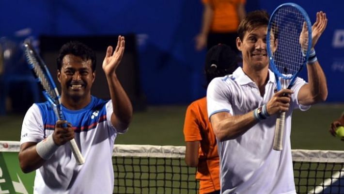 Leander Paes and Matthew Ebden