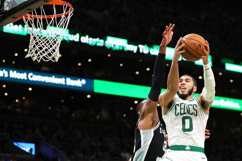 Jayson Tatum is averaging 22.1 points, 6.8 rebounds, and 1.4 steals a game this season.