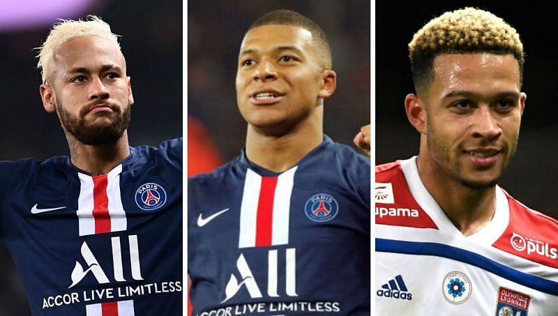 Neymar, Mbappe and Depay all feature in this list...