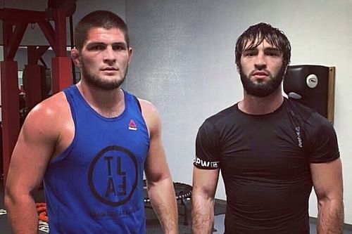 Khabib Nurmagomedov and Zubaira Tukhugov