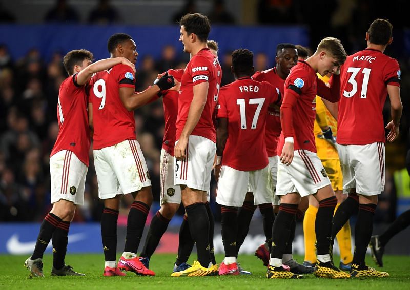A 2-0 win away at Chelsea saw Manchester United move to seventh in the Premier League table