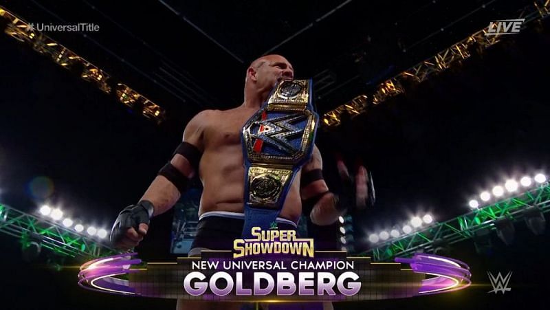 Goldberg shocked the world at Super ShowDown to win gold
