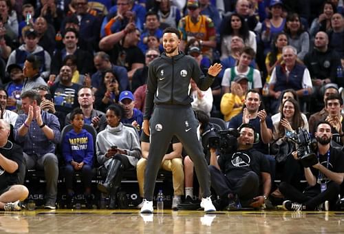 Steph Curry is inching ever closer to on-court action for the Golden State Warriors