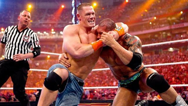 Cena defeated Batista at WrestleMania 26 to win the WWE Championship