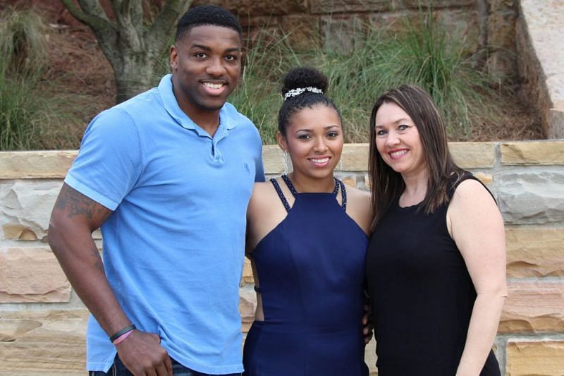 Walt Harris with wife, Angela and stepdaughter, Aniah