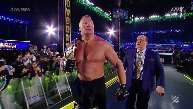 Brock Lesnar retained his title