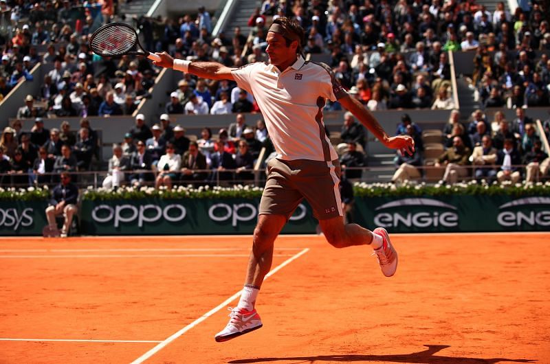 Federer at last year&#039;s French Open