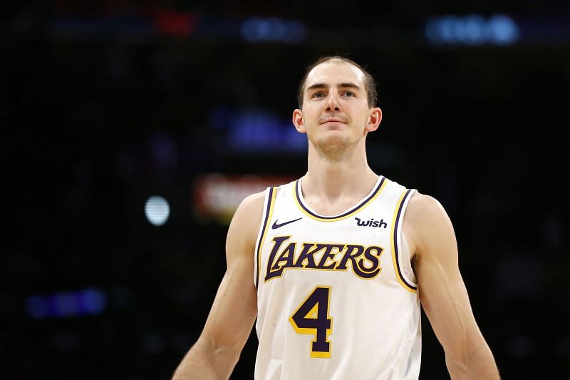 Alex Caruso of the Los Angeles Lakers has made into the top five