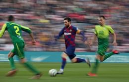 All 7 instances when Lionel Messi scored four or more goals in a match