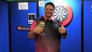 Scott Mitchell after winning a PDC Challenge Tour event in Wigan.