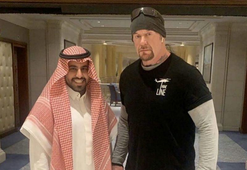 The Undertaker in Saudi Arabia last year!