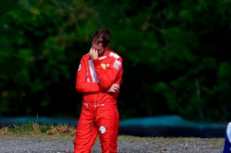 Another failure has Vettel scratching his head