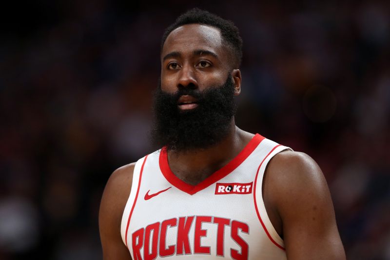 James Harden will start in the backcourt for Team LeBron