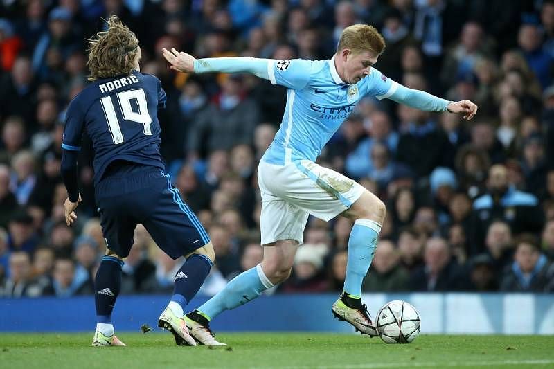 The battle between Kevin de Bruyne and Luka Modric will be one to watch in the tie