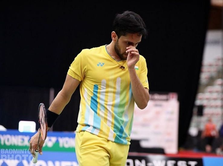 Kashyap suffered back spasms in the third game of his match