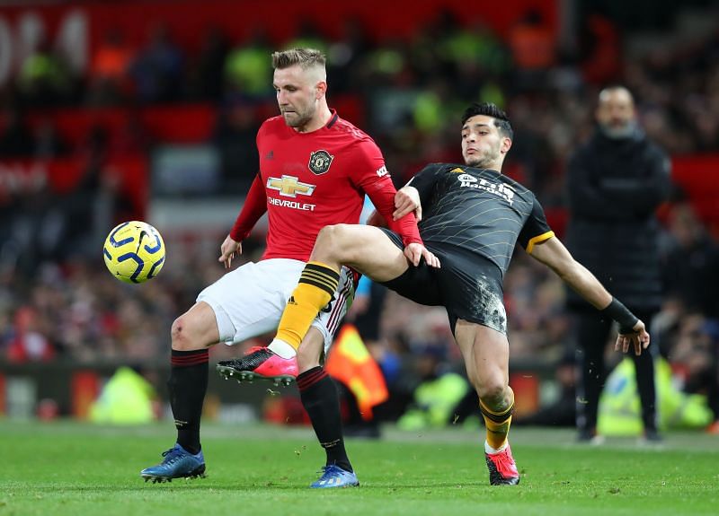 Luke Shaw turned in a determined defensive display