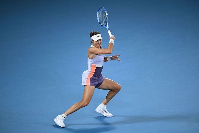 Dubai Duty Free 2020: Garbine Muguruza battles past Veronika Kudermetova in three sets