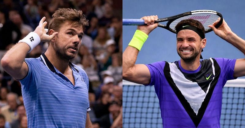 Wawrinka (left) takes on Dimitrov for a place in the Acapulco semifinals
