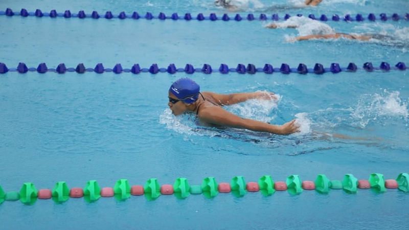 The swimming competition came to an end on Day 6 of the Khelo India University Games 2020