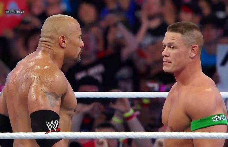 The Rock and Cena