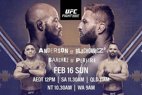 Corey Anderson takes on Jan Blachowicz in this weekend's main event