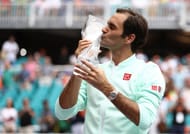 Federer won in Miami last year