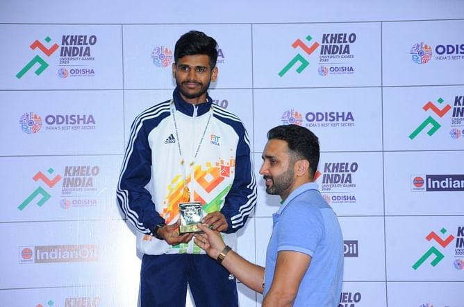 Khelo India University Games 2020: Tushar Raosaheb Aher bags fencing gold in individual men's foil competition