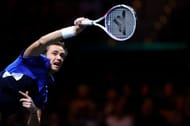 Medvedev's serve is one of his best weapons.