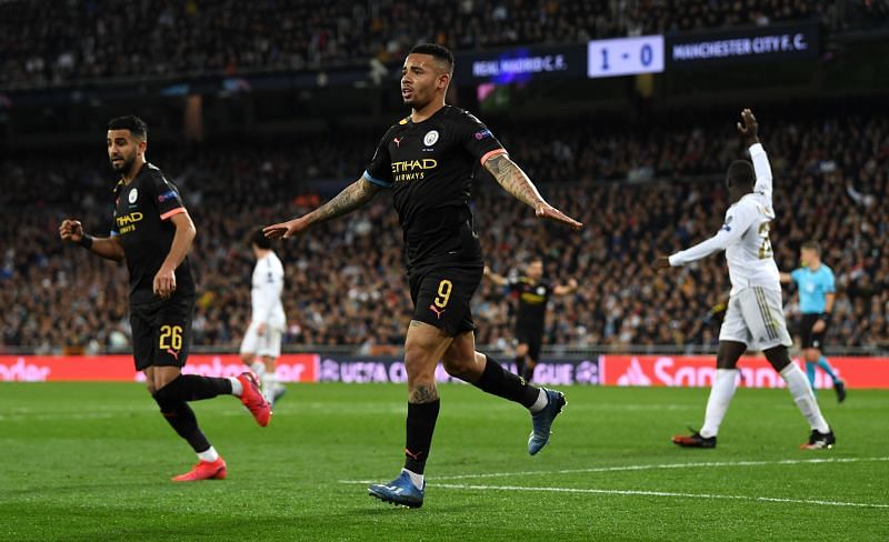 Gabriel Jesus produced a Man of the Match performance at the Bernabeu