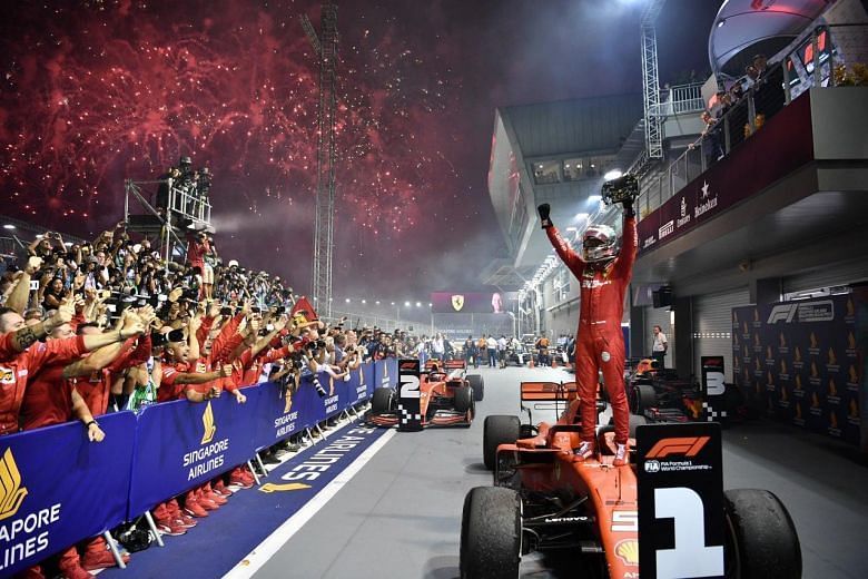 Vettel won in Singapore in 2019