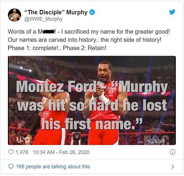 M urphy&#039;s tweet