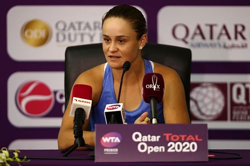 Ashleigh Barty is the top seed at the Qatar Open this year