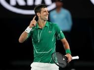 Novak Djokovic at the 2020 Australian Open