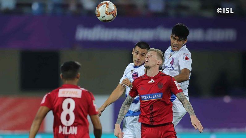 Andy Keogh has failed to solve NorthEast United FC&#039;s goal-scoring problems. (Image: ISL)