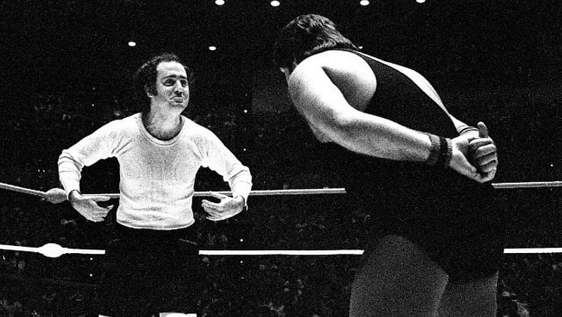  Comedy legend Andy Kaufman and WWE Hall of Famer Jerry 