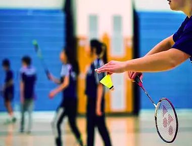 Gripping the racket correctly is very important.