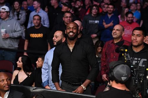 Jon Jones was ringside for the event