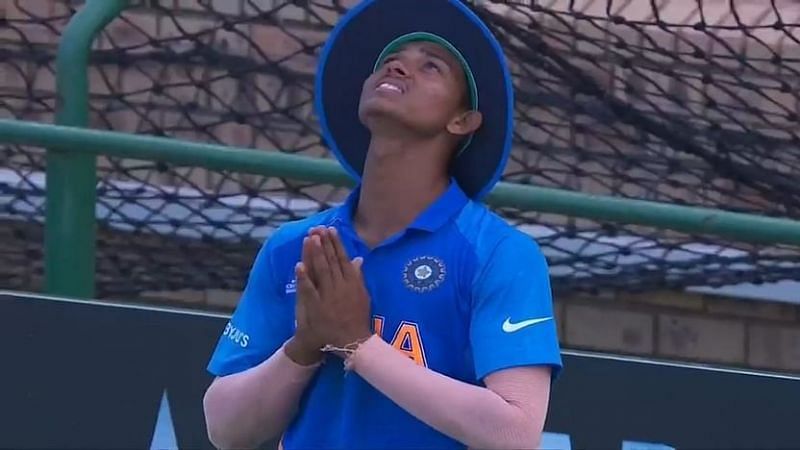 Yashasvi Jaiswal during the ICC Under 19 World Cup final
