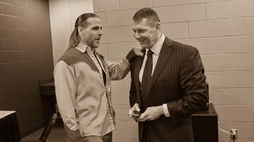 Shawn Michaels and Vince Mcmahon