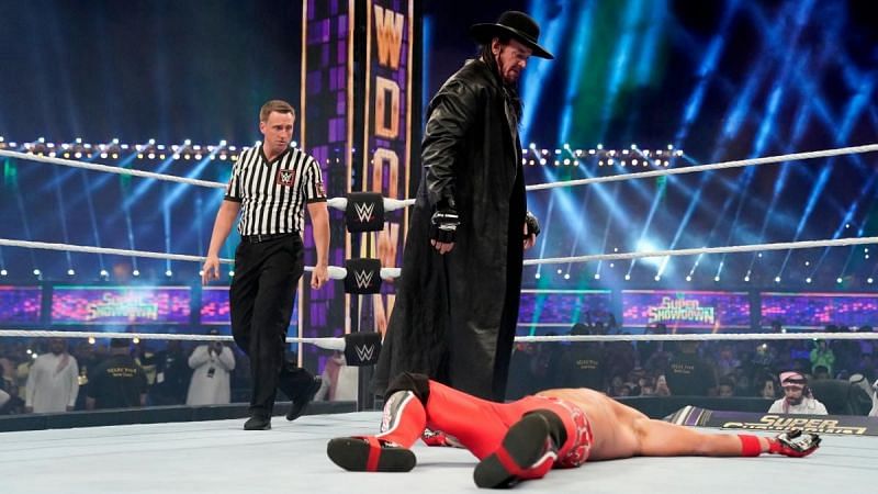 The Undertaker made a statement...and won a trophy?