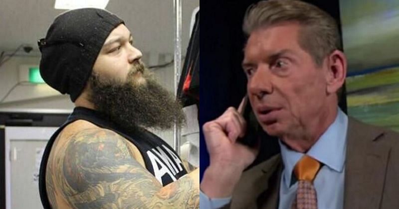 Bray Wyatt and Vince McMahon.