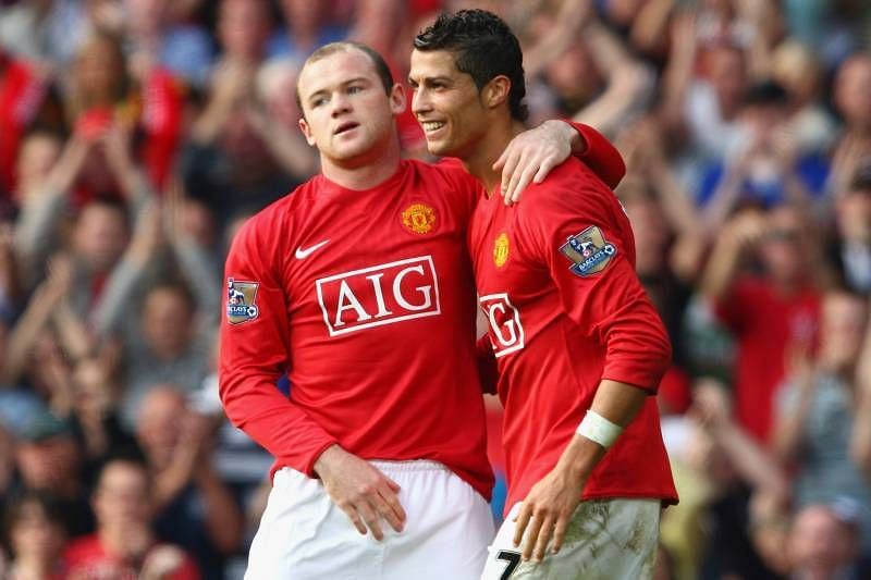 Wayne Rooney formed a formidable partnership with Cristiano Ronaldo at Manchester United