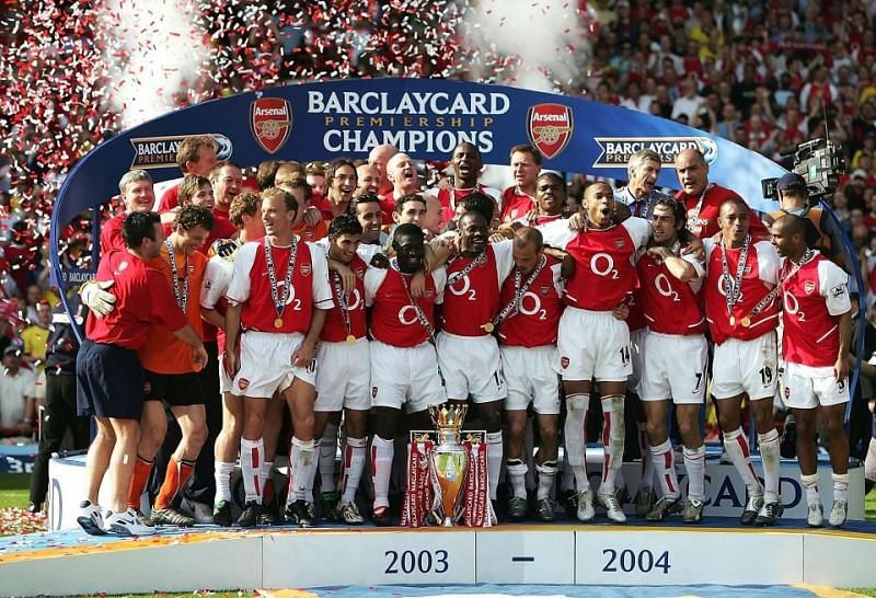 Arsenal Invincible winners in the 2003/04 sea - Premier League