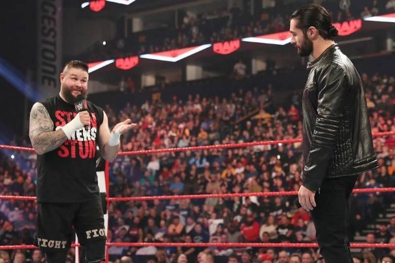 Kevin Owens and Seth Rollins